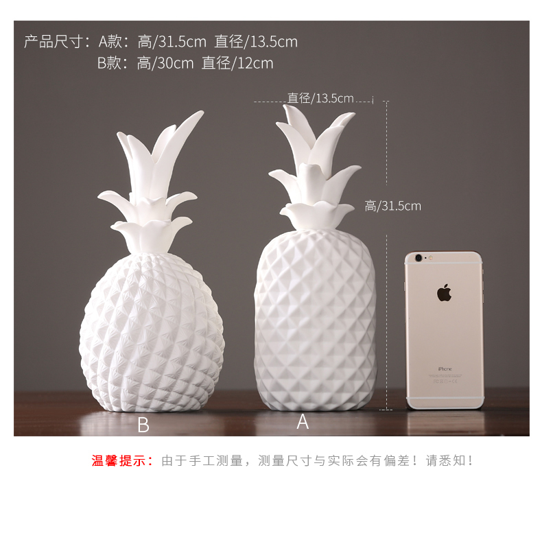 I and contracted between ceramic pineapple furnishing articles home sitting room dining - room example clothing store decoration decoration restaurant