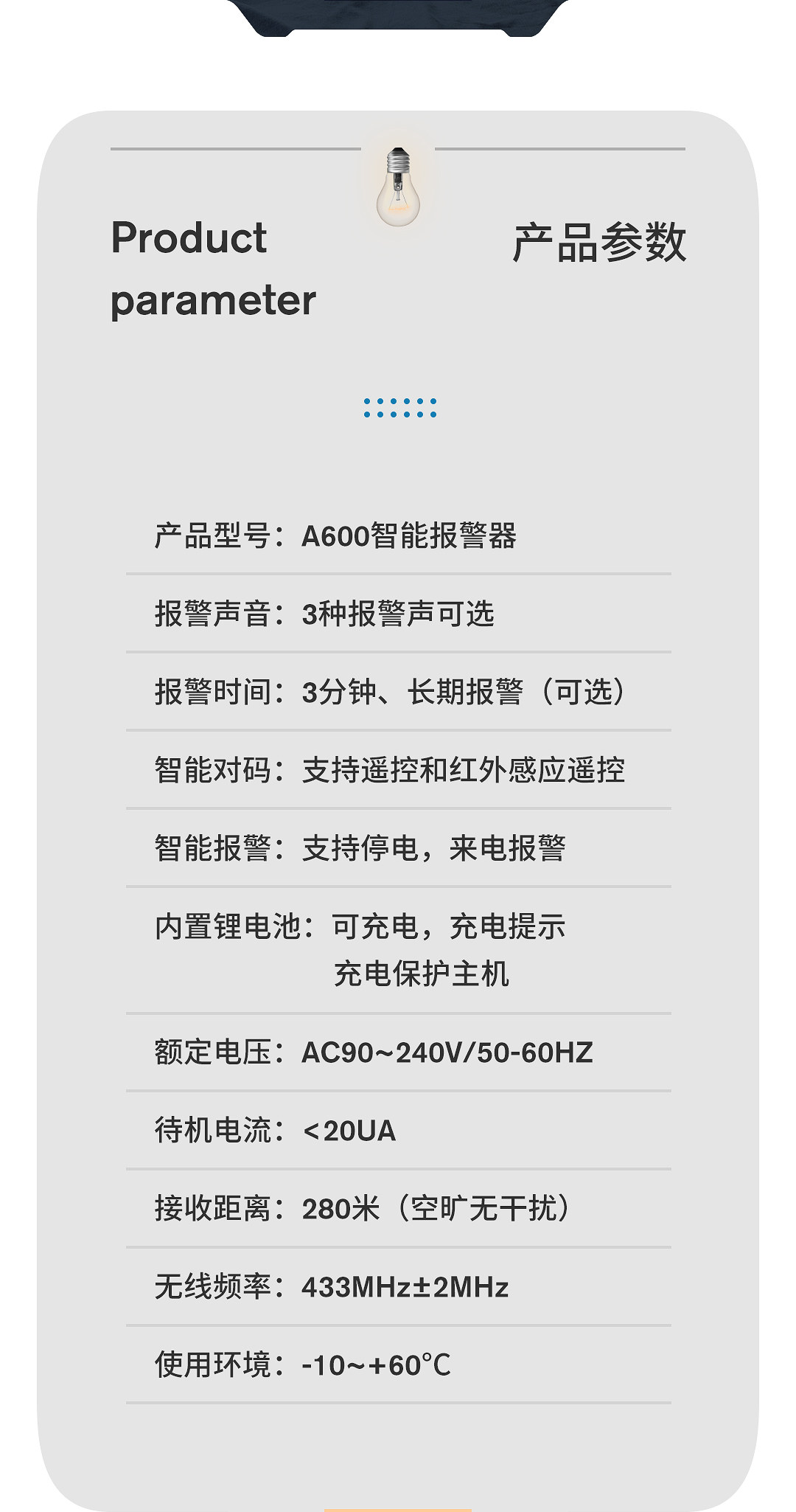 Подробная информация о тревоге от прохождения абонента PARTIC