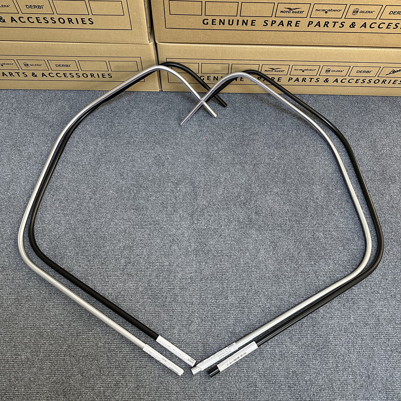 Suitable for Vespa Side Strips Gts300 Gtv Long Tie Hpe Anti-Scratch Strip Electroplated Silver Black Side Strip