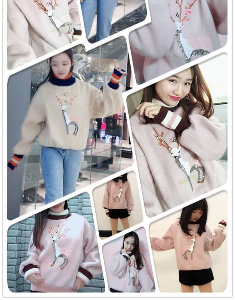 Sweatshirt femme - Ref 3215282 Image 8