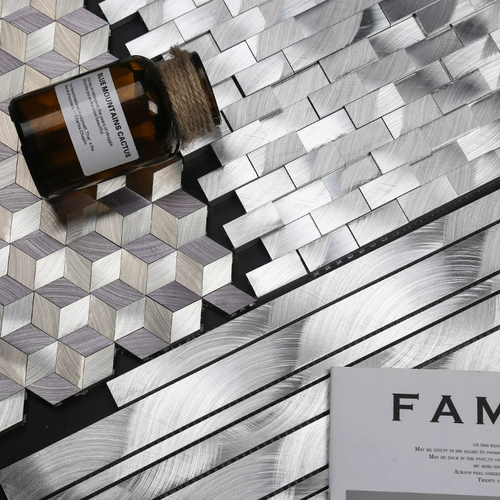 KASARO Металлическая мозаика Полая алюминиевая настенная наклейка