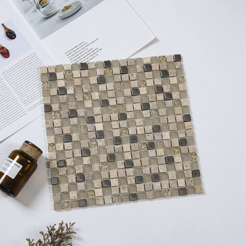 KASARO Матовая стеклянная мозаика на стену