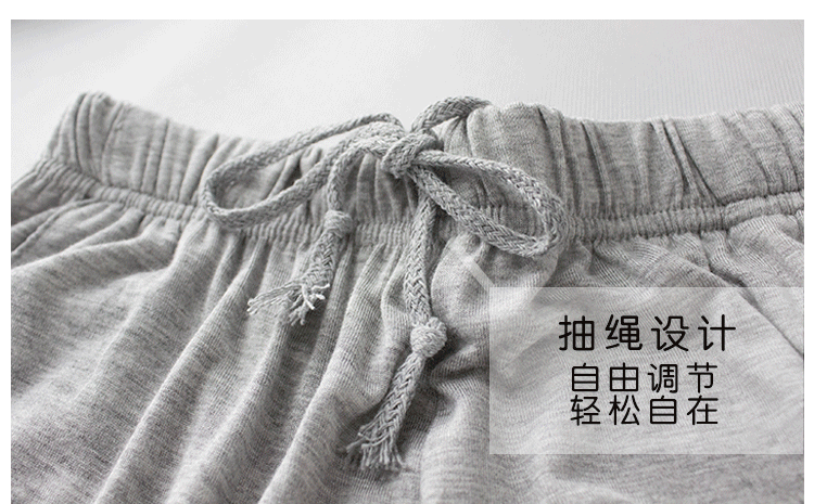 Quần pyjama nữ mùa hè quần short nhà mùa hè modal quần lớn lỏng lẻo phần cotton an toàn quần nhà chống ánh sáng quần kaki nam ống đứng