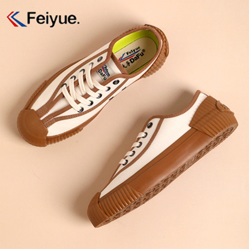 (Spot) Feiyue women's shoes canvas shoes couples all-match retro casual shoes Harajuku style street style trendy sneakers men
