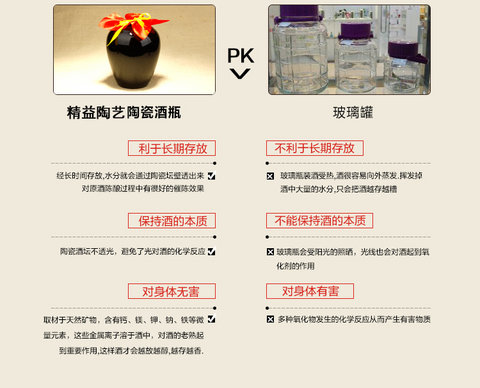Rượu vang gốm sứ chai 1 kg miệng nhỏ men đen lưu trữ rượu vang đất sét gốm jar rượu rượu cửa hàng rượu đề nghị - Rượu vang chén uống rượu