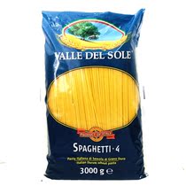 Italian original imported silydi straight spaghetti 3KG * 4 packs of Pasta Spaghetti commercial pasta