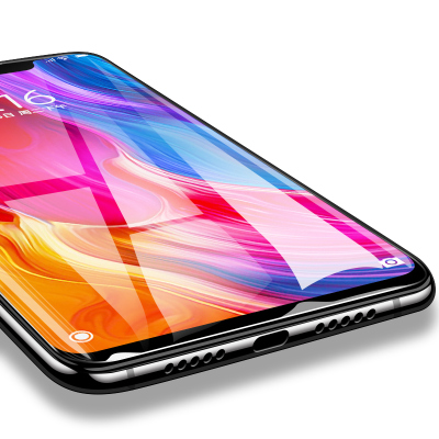 小米8钢化膜6x全屏mix2s高清max2原装note3刚