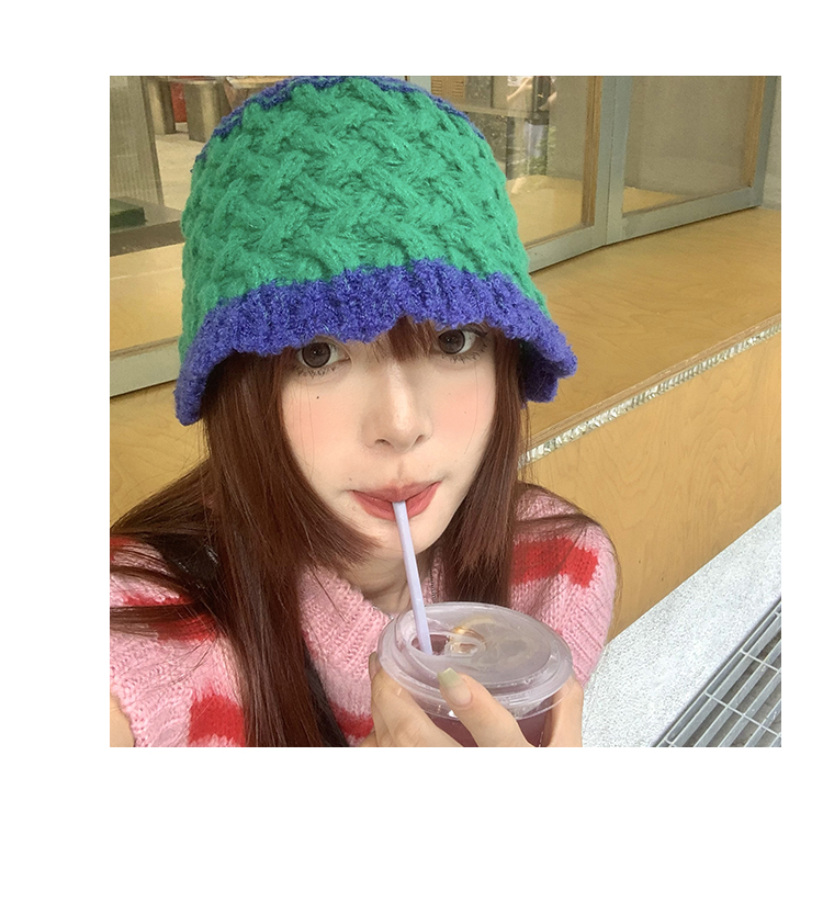 Women's Fashion Lingge Handmade Wide Eaves Bucket Hat display picture 3