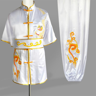 Martial Arts Clothes  Kungfu clothes Wushu costume embroidery dragon men and women long sleeve short sleeve long fist Nanquan exercise costume children Tai Chi costume competition performance Costume