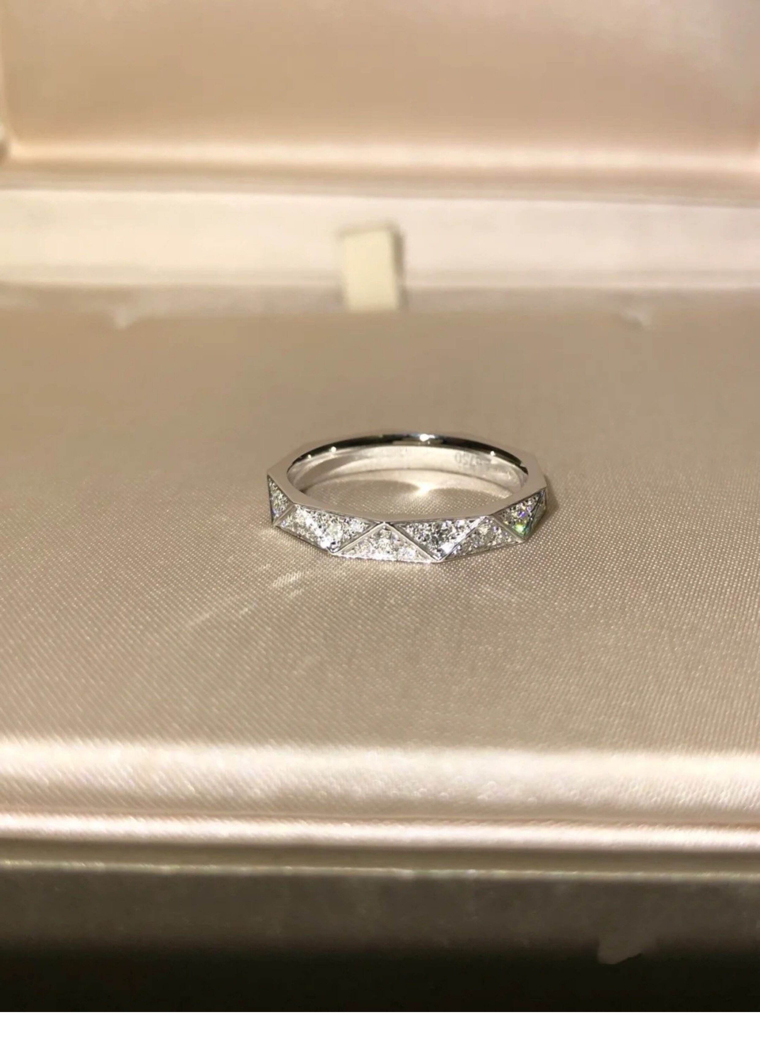 Кольцо 情侣戒指一对闭口结婚纯银18k玫瑰金订婚定制男女轻奢高级感对戒 Other home