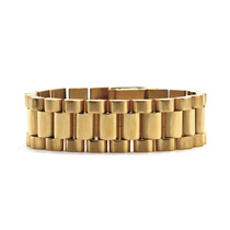 rlx three rows Polishing bracelet gold bracelet hip hop men and women classic hiphop