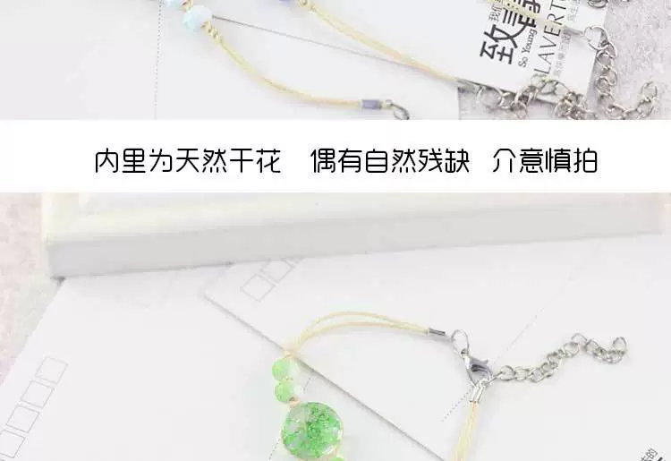 Phiên bản tiếng Hàn của bạn gái nhỏ tươi sinh viên cá tính đơn giản ngọt ngào sê-ri Sen thủ công vòng tay gốm