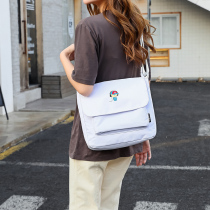  Canvas bag womens small bag 2020 new trendy messenger bag all-match ins wind student Korean shoulder bag