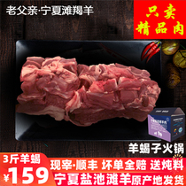  Ningxia raw lamb Yanchitan lamb steak Lamb neck Lamb scorpion lamb leg meat Fresh fresh Inner Mongolia Xinjiang