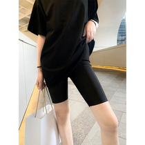 Single car pants summer new ins fashionable high waist stretch tight leggings slim yoga five-point pants children