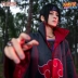 Chính thức chính hãng Naruto cos dịch vụ tổ chức Akatsuki áo choàng mây đỏ áo choàng Sasuke Itachi trang phục hóa trang Cosplay Naruto