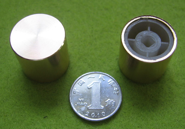 Button self-locking type switch universal button diameter approp. 18mm length about 18mm aluminum alloy button