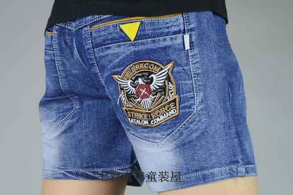 Trai quần short denim mùa hè mỏng quần áo trẻ em đàn hồi lỏng trẻ em của quần nóng trong cậu bé lớn cậu bé năm quần thủy triều hoang dã