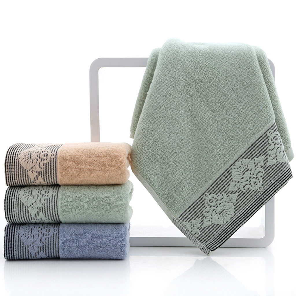 Towel pure cotton adult wash face bath soft absorbent does not shed hair men and women household towel adult sports wash towel