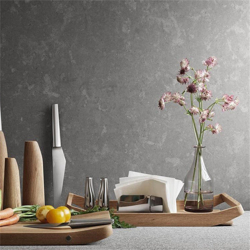 Деревянный поддон 丹麦乔治杰生georg jensen sky 橡木托盘 北欧下午茶餐具茶几托盘