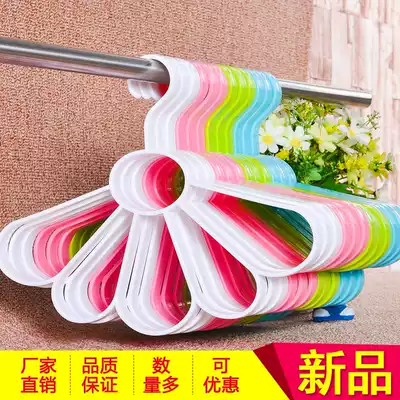 European and American petal hanger fan-shaped 5-grid multi-function hanger pants rack Scarf ring tie clip belt clip environmental protection material