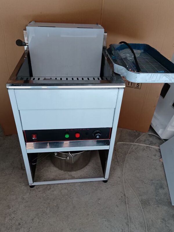 Commercial Electric Large-Capacity Vertical Deep Fryer for Frying Chicken Steaks, Double-Tank Constant Temperature Machine for Fried Dough Sticks, Electric Frying Machine for Skewers