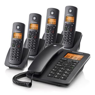  Lian Pao Motorola Submother Machine 4200 Digital Cordless Phone Wireless Landline 1 Drag 4-Taobao