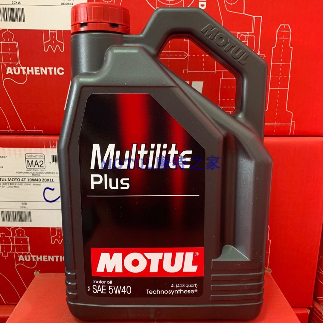 MOTUL motor oil Multilite Plus SNCF engine tech synthesis 5w40 4 liters