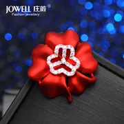 Zhuang Wei Liên đoàn phụ nữ logo trâm mới hợp kim thời trang rhinestone trâm phụ nữ liên kết huy hiệu pin - Trâm cài