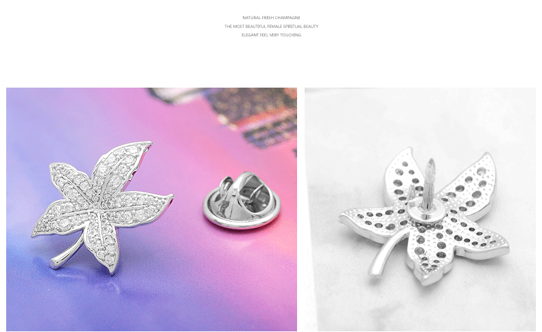 Broche en Alliage argent plaqué or - Ref 1171508 Image 8
