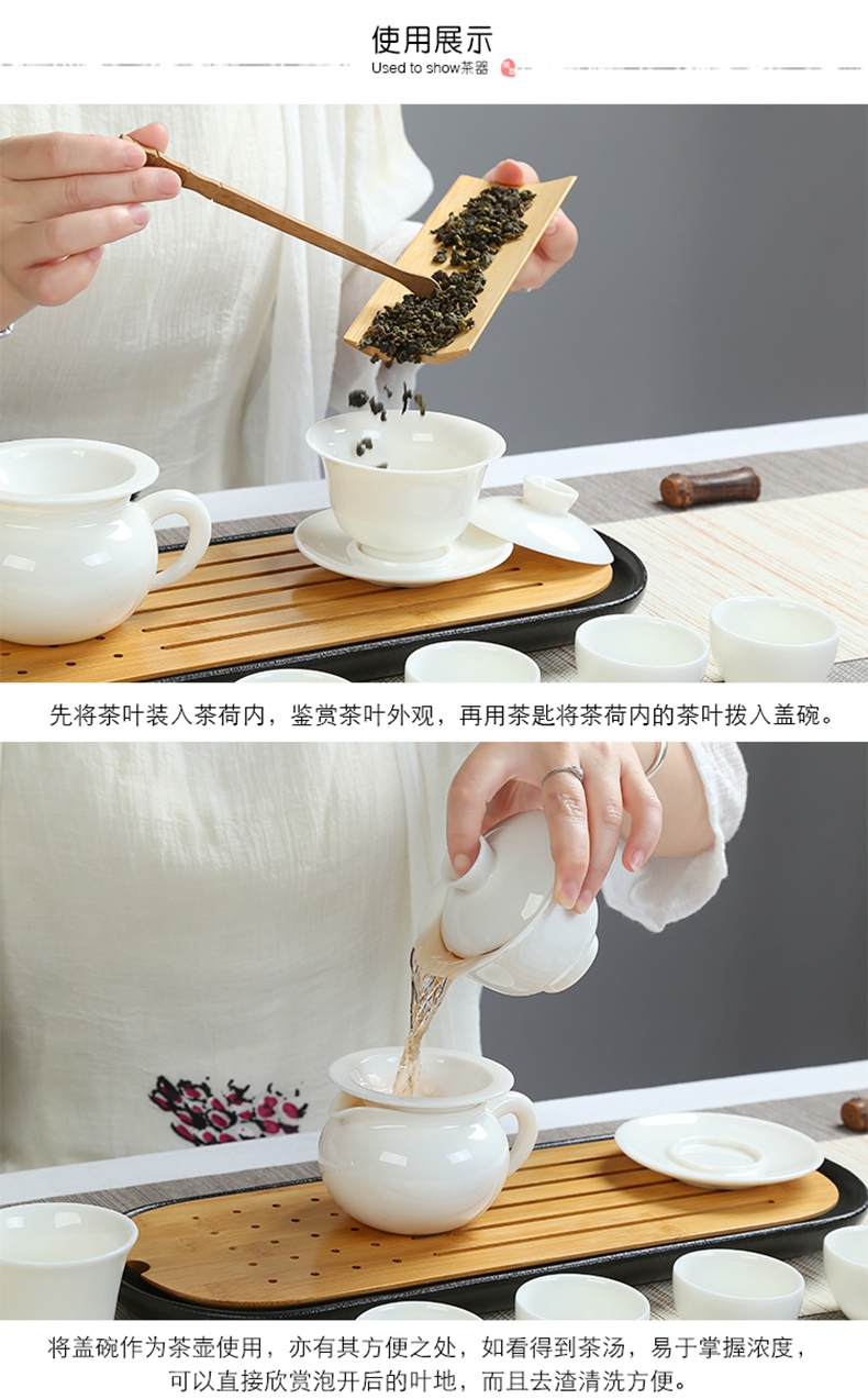 Dehua suet white jade porcelain sample tea cup manual high ceramic kung fu master wen xiang single individual special bowl cups