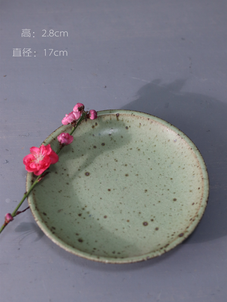 Poly real scene of jingdezhen ceramic large Japanese coarse TaoGan tea pot bearing plate of fruit tray tray cups of tea