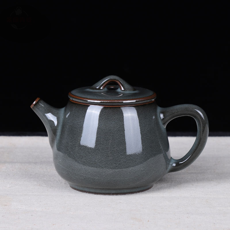 Get together scene scene celadon ceramic teapot single pot kung fu tea teapot big manual filtering tire iron pot of household