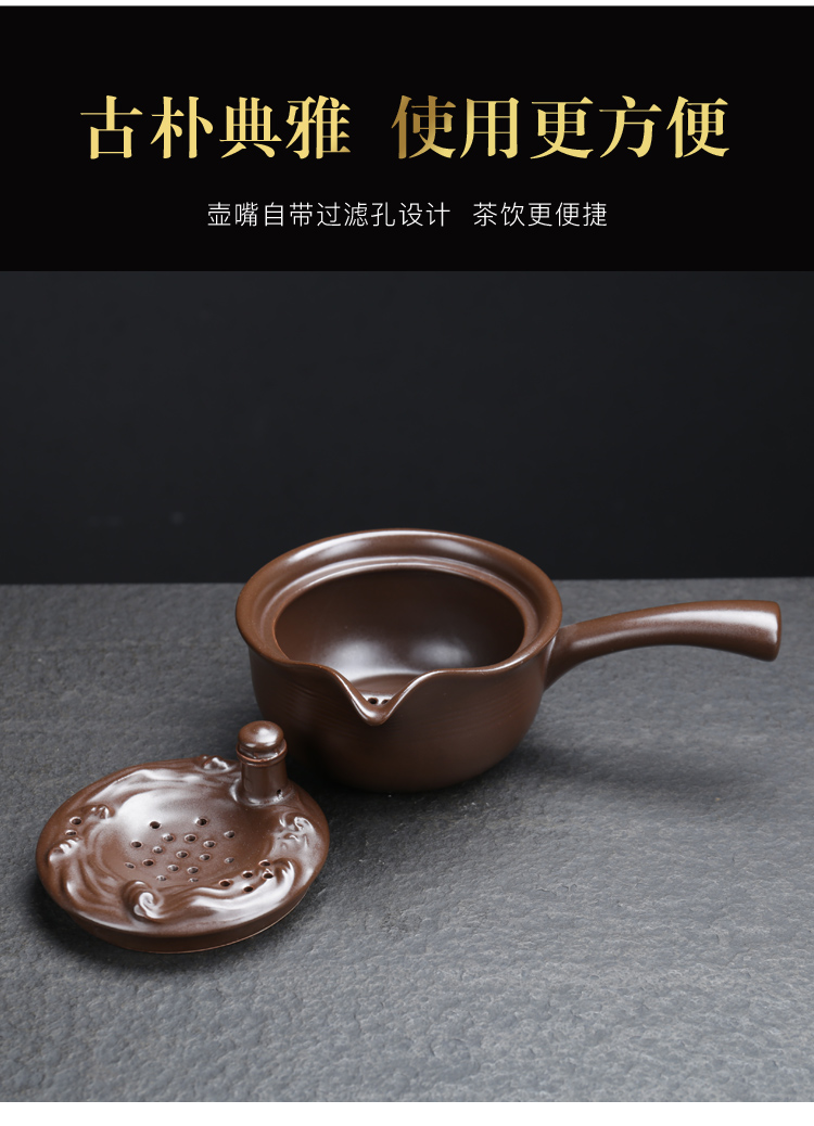 Poly real scene side boil household ceramics pu white tea boiled tea machine electricity TaoLu boil kettle coarse some ceramic pot to boil the teapot