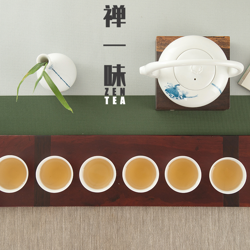 . Poly real scene of jingdezhen tea service suit small household contracted tea art kung fu tea set of blue and white porcelain tea set Mid - Autumn festival gift