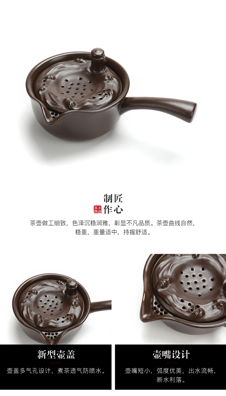 Poly real scene side boil household ceramics pu white tea boiled tea machine electricity TaoLu boil kettle coarse some ceramic pot to boil the teapot