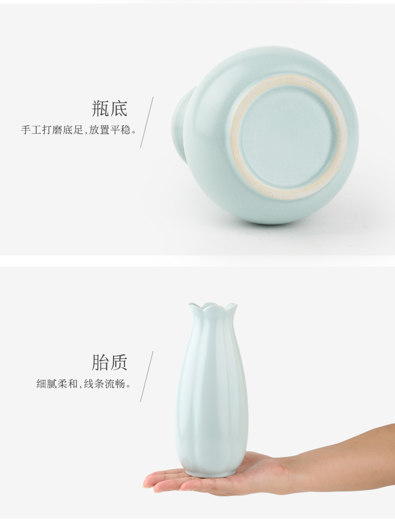 The Poly real boutique scene. Your up vase creative small jingdezhen ceramic tea set dry flower zen furnishing articles ornaments