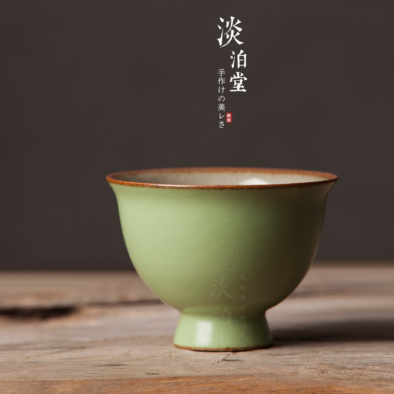 Poly real scene of jingdezhen ceramic cup mat kung fu tea set fruit - green origin sourcing parts manual knead characteristics