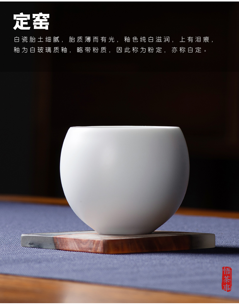 W poly real scene ceramics single cup five ancient jun kung fu cup sample tea cup set on the master cup gift boxes