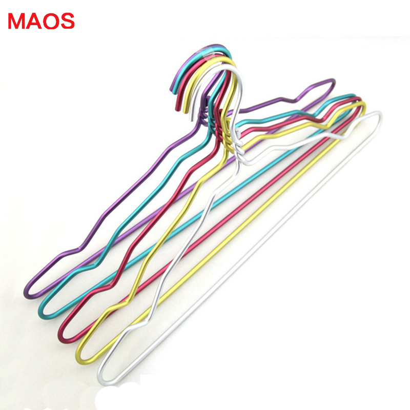 MAOS Aluminum Alloy Clothes Frame Space Aluminum Dry Hanging Homeware Dry and Humid Dual-Use Metal Clothing Shop