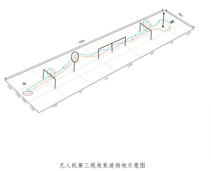 Feibei Competition Innovative Education Competition A1A2 Project Quadcopter Drone with a Wheelbase of 120mm Football Drone