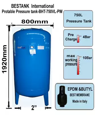 750L-1 0mpa Imported BESTANK expansion tank Air pressure tank pressure tank stable pressure tank constant pressure tank discount