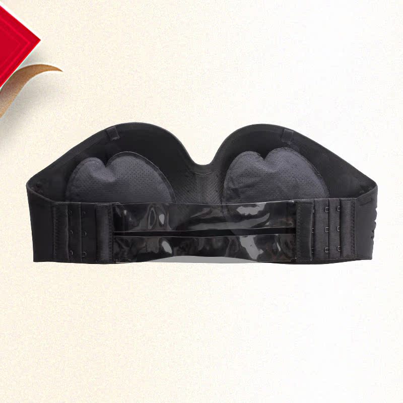 Detachable shoulder strap underwear women's patch small chest gathered non-slip thickened bandeau large chest invisible luxury inflatable bra