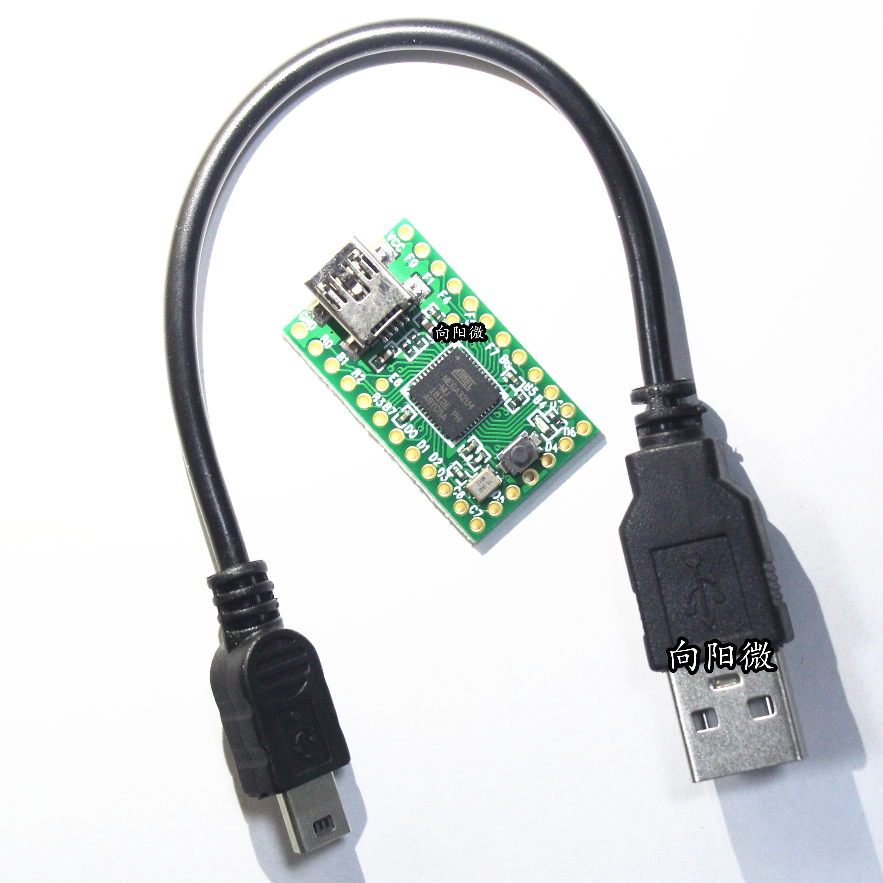 Teensy2.0USB AVR 开发板 键盘鼠标ISP U盘实验板mega32u4