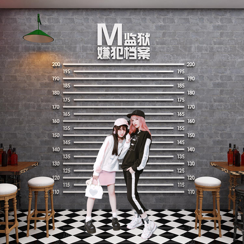 Bar Decorations Scene Arrangement Clear Small Gallery Background Wall wall Barbecue Meat Snack Hotel Creative Stickers