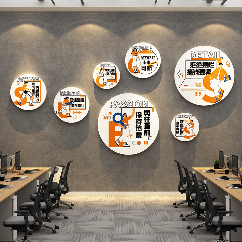 办公室墙画：企业文化门面的创意表达