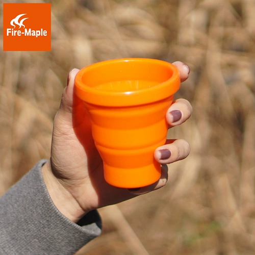 Огненная кленовая силиконовая складная чашка 319.