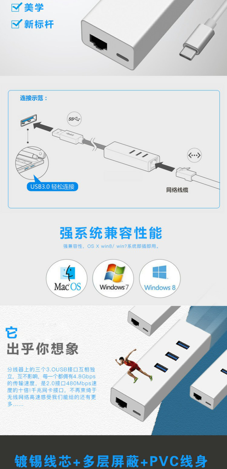 Thích hợp cho macbook chuyển đổi cáp giao diện Type-C máy tính xách tay Lenovo mac Apple để trở thành đấu loại thẻ usb để mở rộng ổ splitter cáp bến tàu miễn phí Huawei kê ASUS - USB Aaccessories các loại cổng sạc