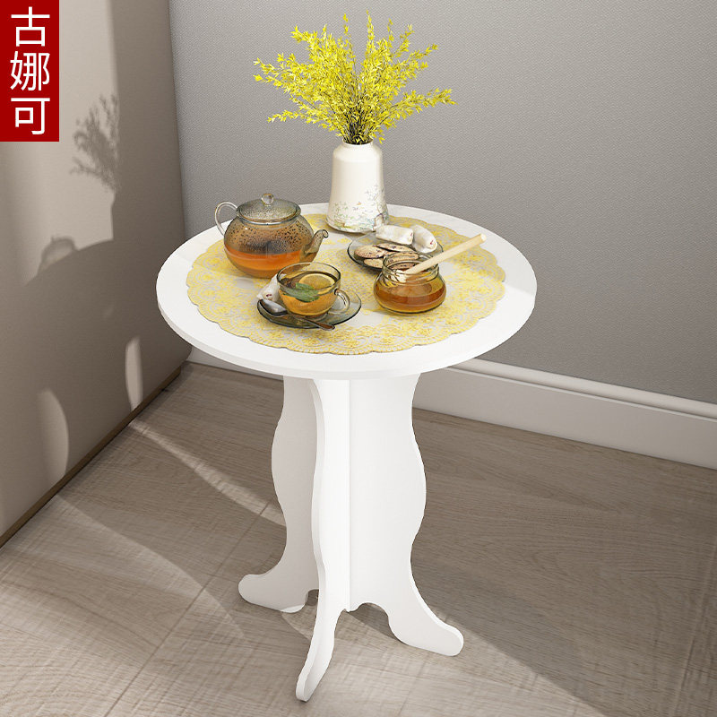 Tea Several Simple Modern Living Room Sofa on a Mini Little Roundtable Small Household Little Table