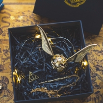 Harry Potter golden flying thief ring box wings will fly first decorated box to contain wedding courtship creative birthday present